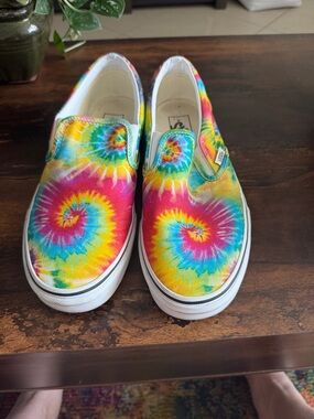 Vans Slip-On Sneakers - Rainbow Tie-Dye